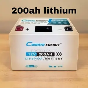 Cworth 200Ah LiFePO4 Battery – Safe, Powerful Long Cycle Life ZPX