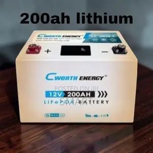 Cworth 200Ah Lithium Battery – Advanced Solar Energy Storage