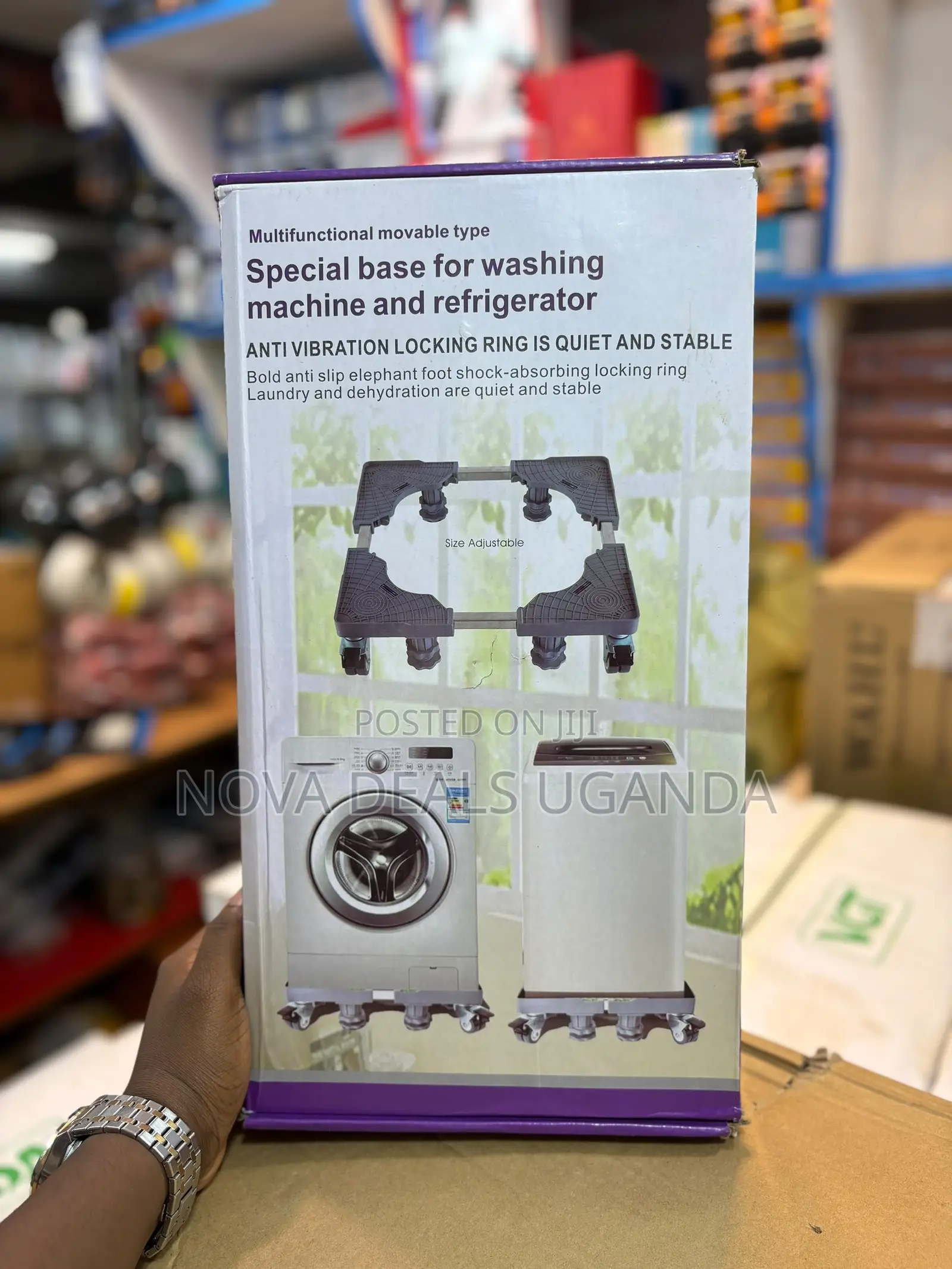 Luxury Multi-Function Adjustable Washing Machine Fridge Stand