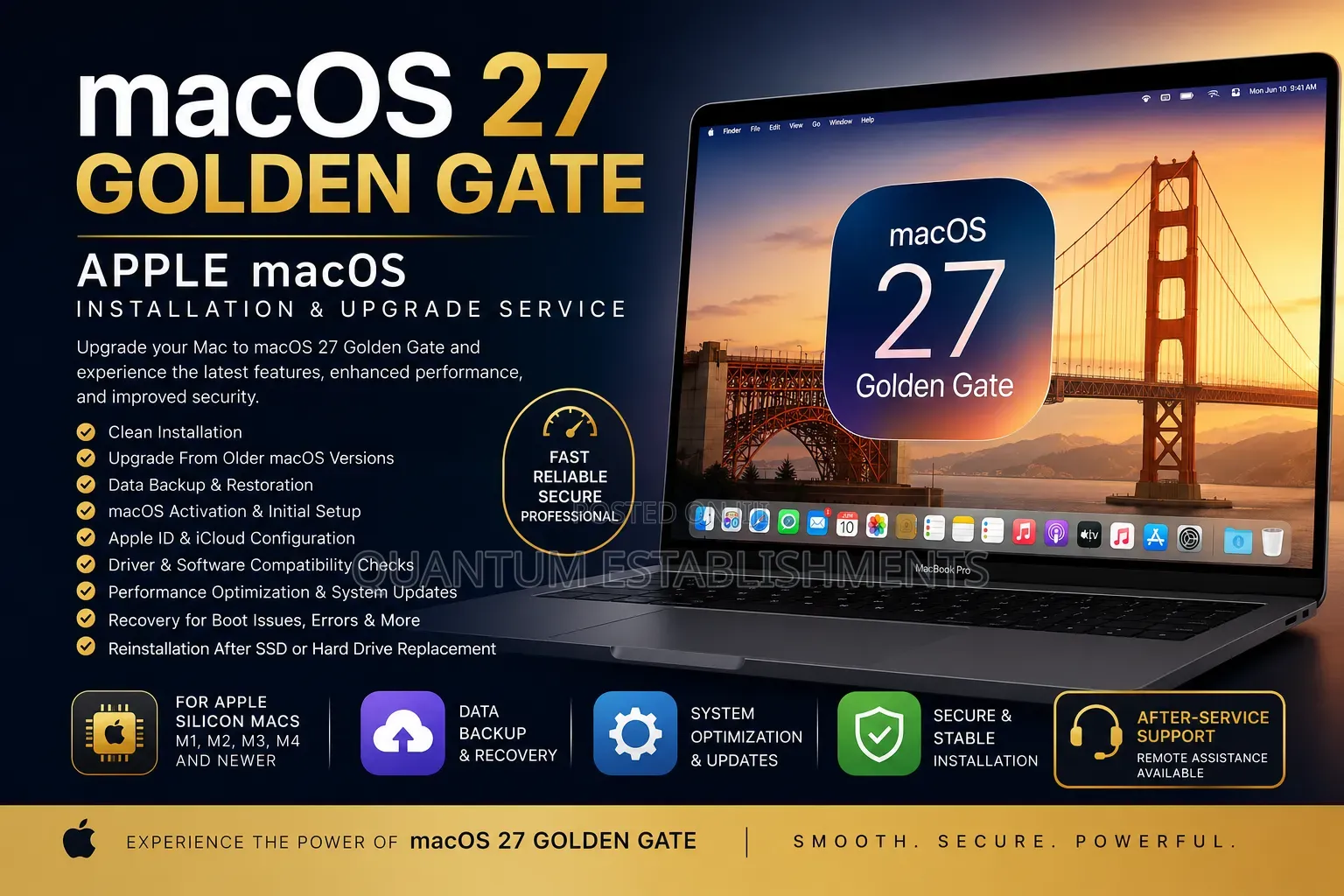 macOS 27 Golden Gate | Apple macOS Installation Upgrade Service