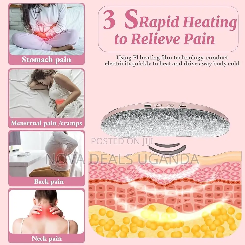 Portable Cordless Rechargeable Heating Pad for Menstrual Period Cramps