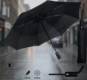 Compact Automatic Travel Umbrella
