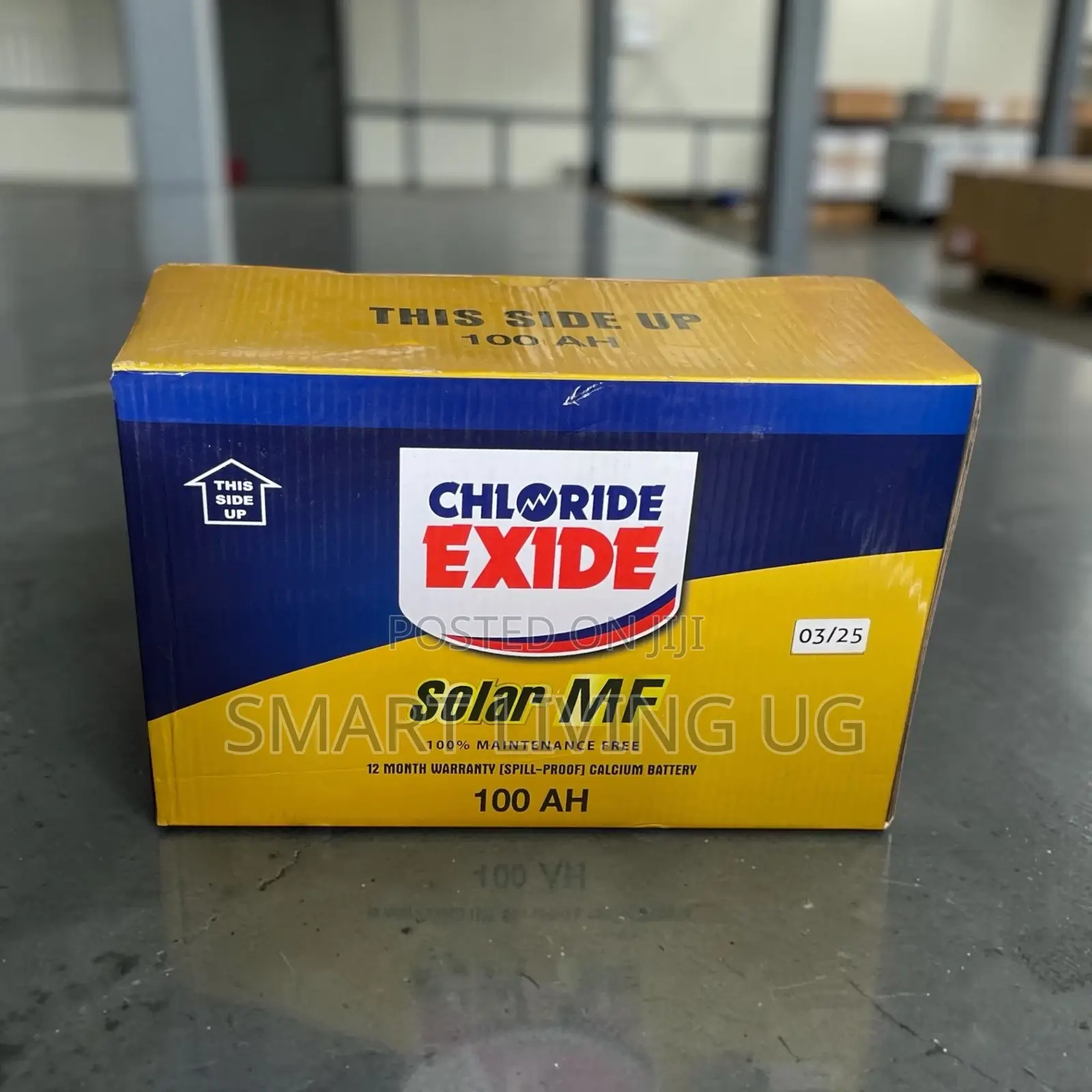 100Ah Chloride Exide Maintenance-Free Battery – Reliable Performance X