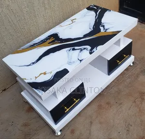 Center Table With Mable Sheet