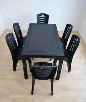 Compact Dining Set of Plastic Table and Chairs Plastic Table and Chair