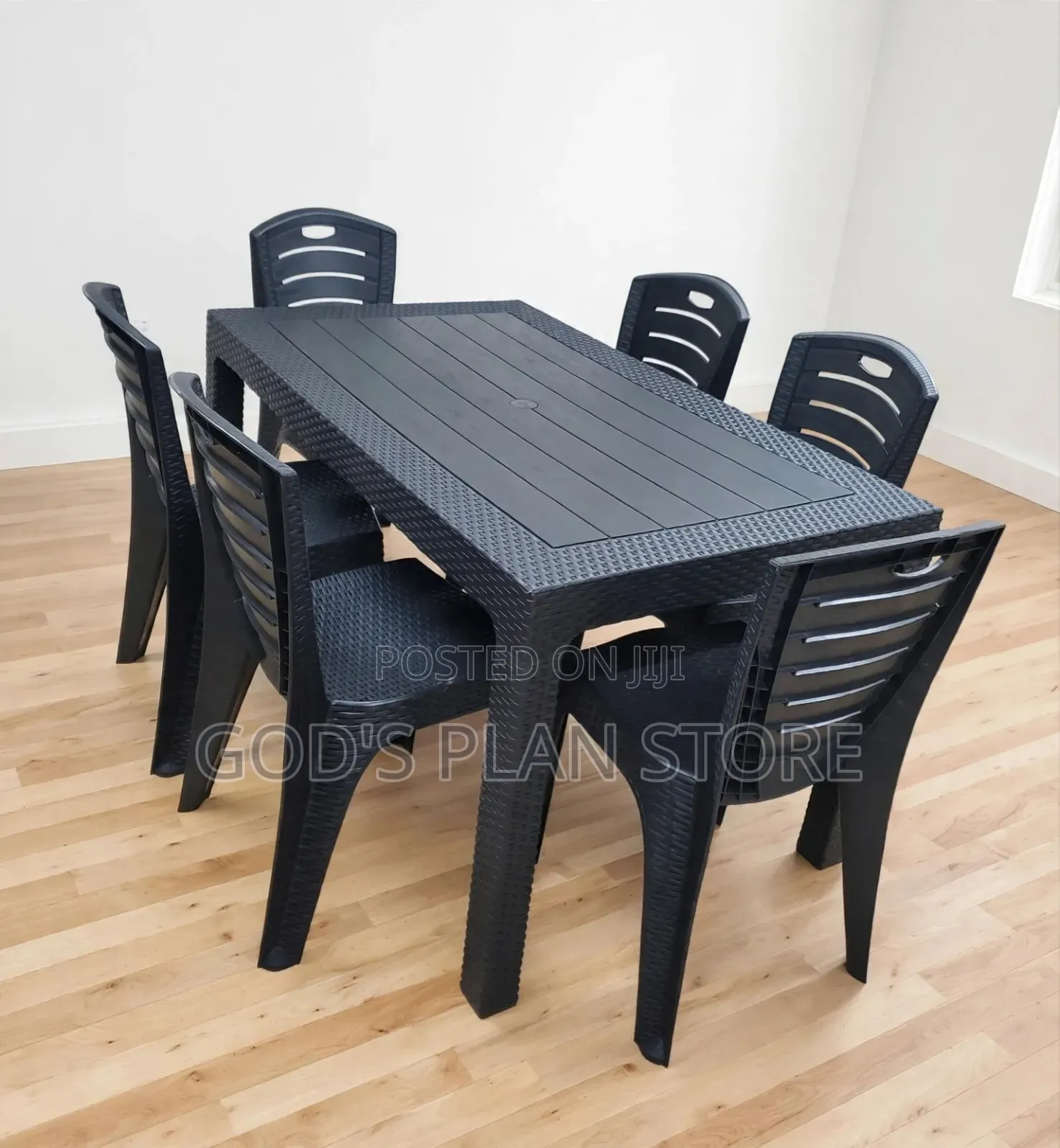 Compact Dining Set of Plastic Table and Chairs Plastic Table and Chair
