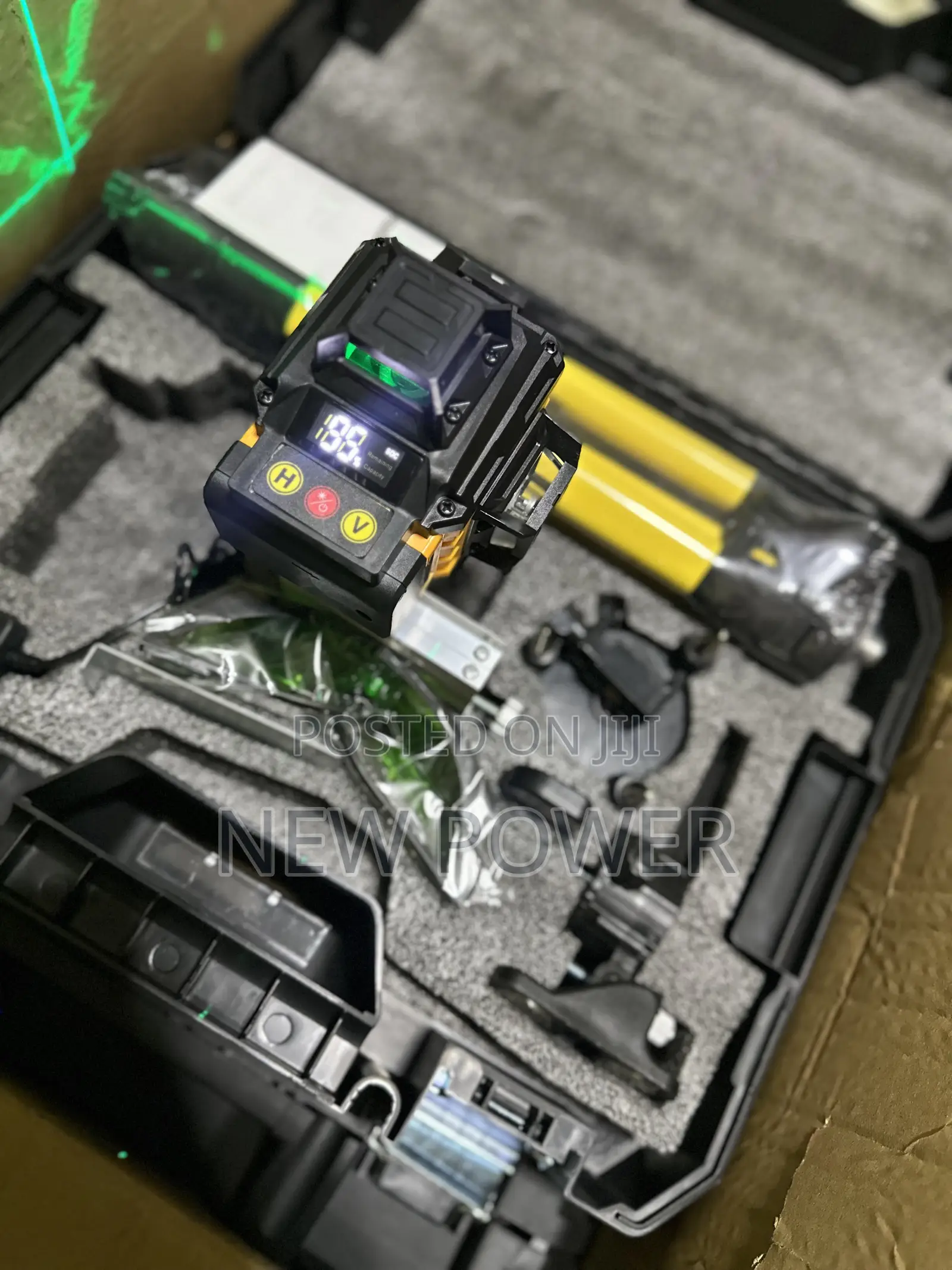 Full Set 4D Remote Control Laser Level