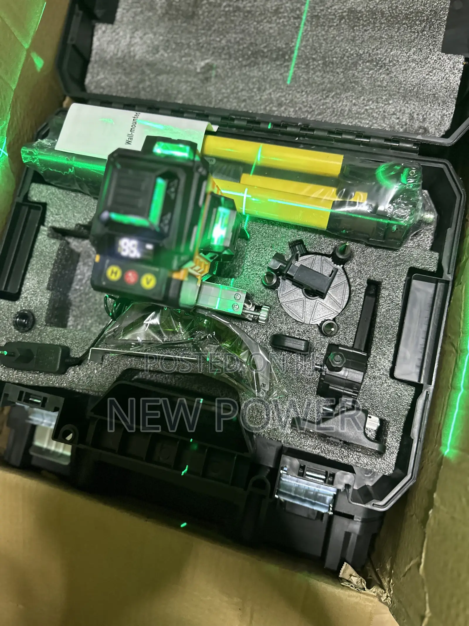Full Set 4D Remote Control Laser Level