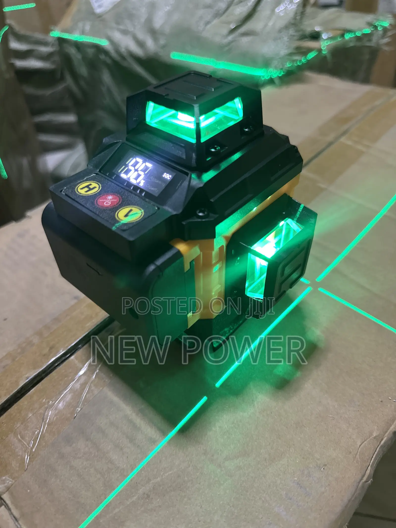 Full Set 4D Remote Control Laser Level