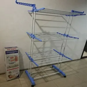 -TOPY Multi-Purpose Floor Standing Clothes Drying Rack.