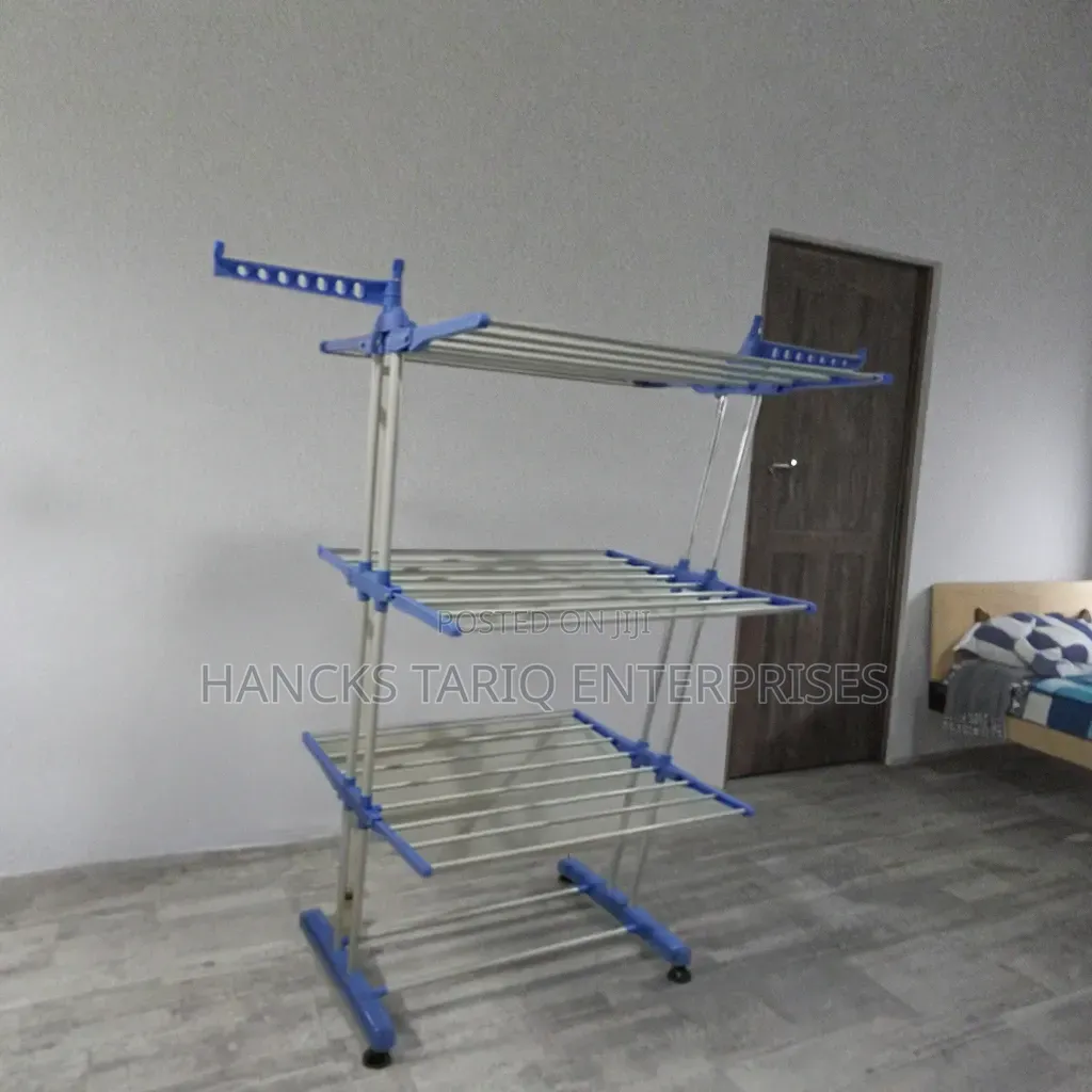 -TOPY Multi-Purpose Floor Standing Clothes Drying Rack.
