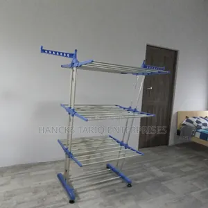 -TOPY Multi-Purpose Floor Standing Clothes Drying Rack.
