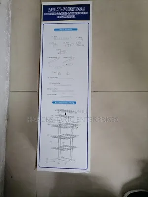 -TOPY Multi-Purpose Floor Standing Clothes Drying Rack.