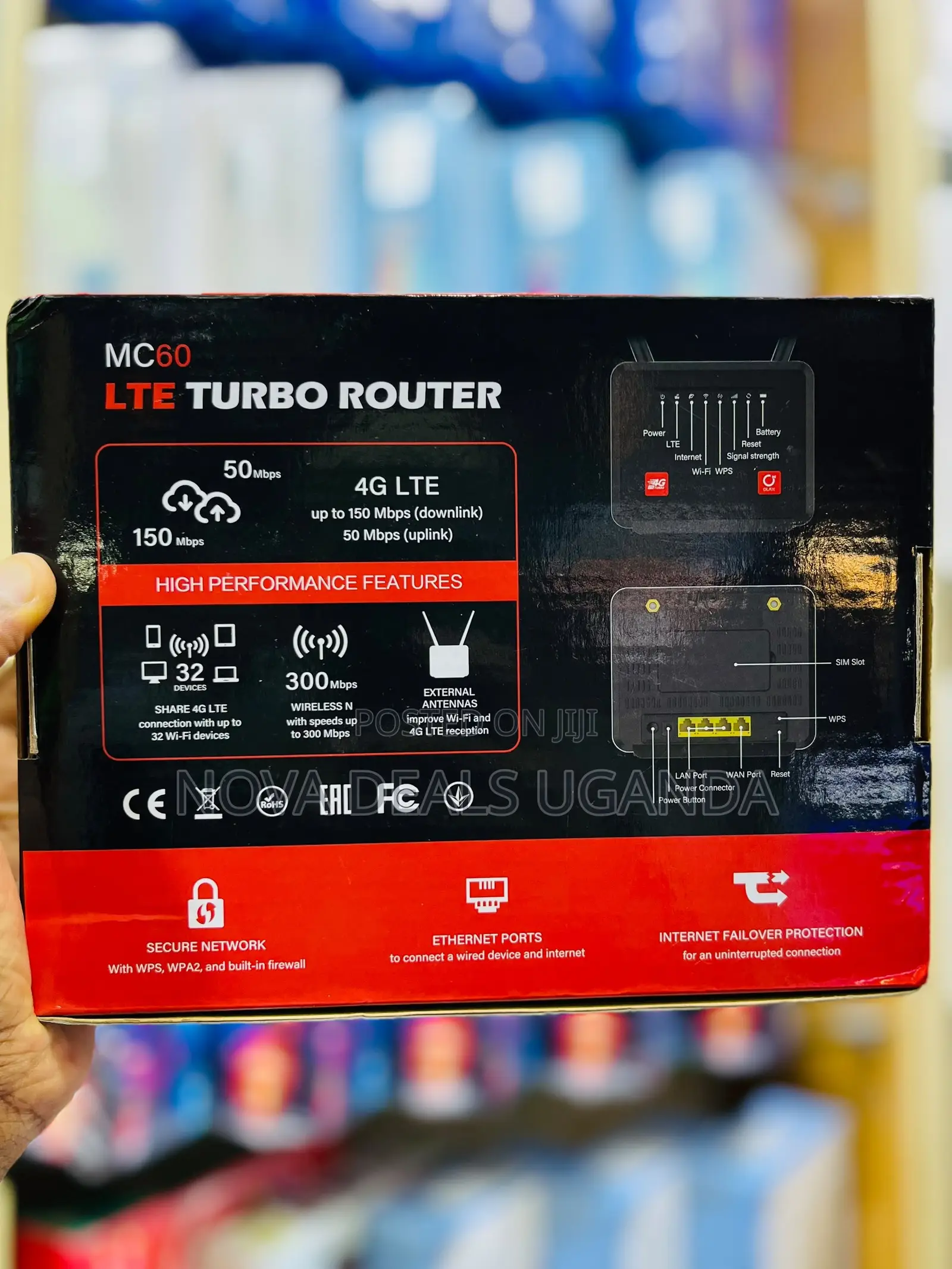 Olax Mc60 Lte Turbo Router-150mbps