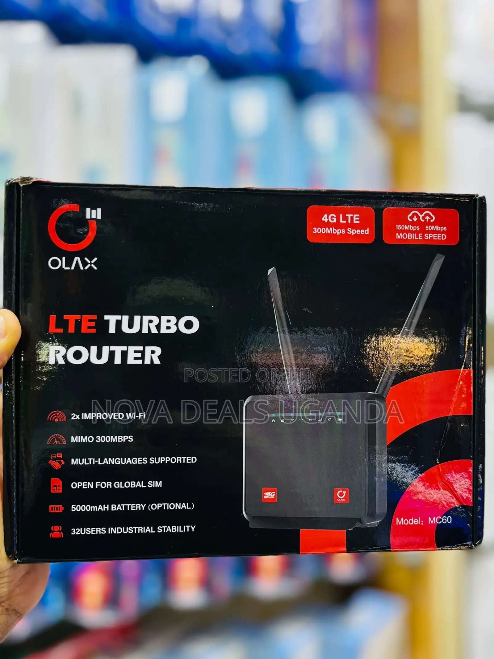 Olax Mc60 Lte Turbo Router-150mbps