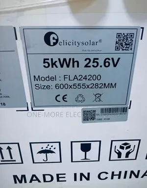 5kwh/25.6volts Lithium Iron Phosphate Battery Felicity.