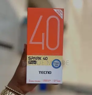 New Tecno Spark 40 Pro+ 256 GB Black