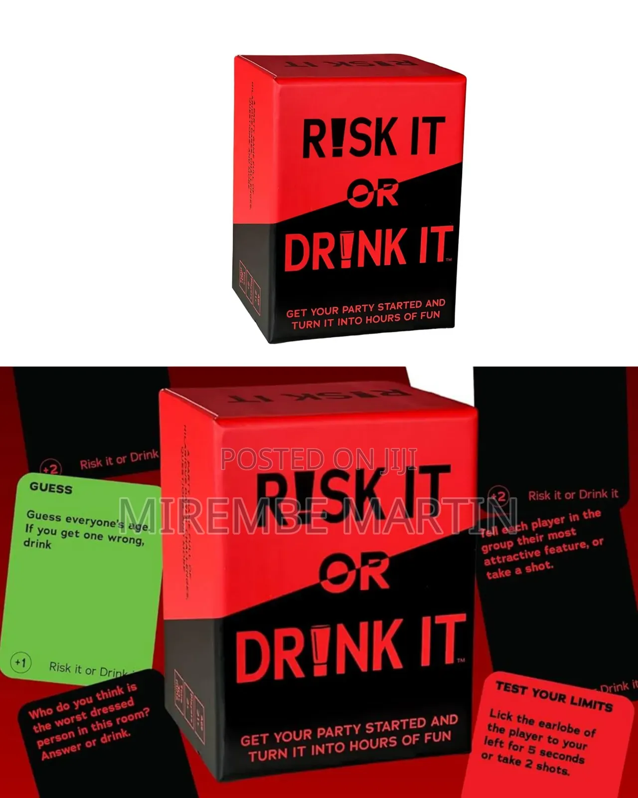 Risk It or Drink It! Party Game