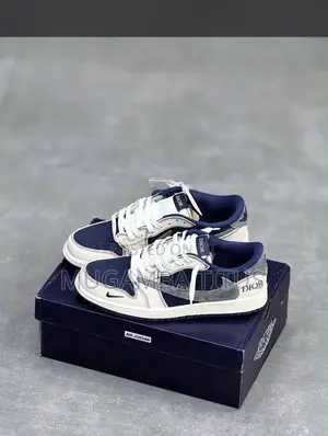 Dior Air Jordan Retro 1 X Travis Scott Navry Blue