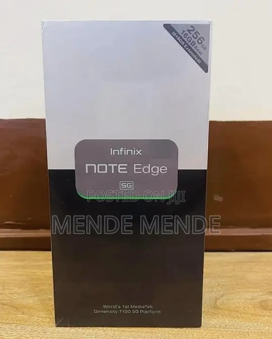 New Infinix Note Edge 256 GB Black