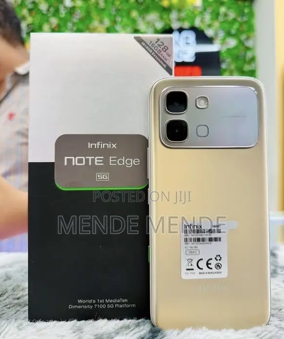 New Infinix Note Edge 256 GB Black