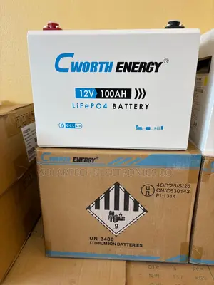 Cworth 12V 100Ah Rechargeable Lithium Battery With Smart BMS