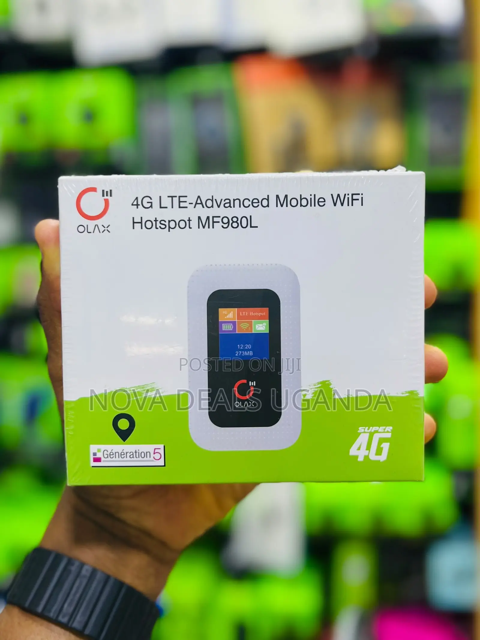 OLAX MF980L 4G LTE Advanced Mobile WiFi Hotspot-150Mbps
