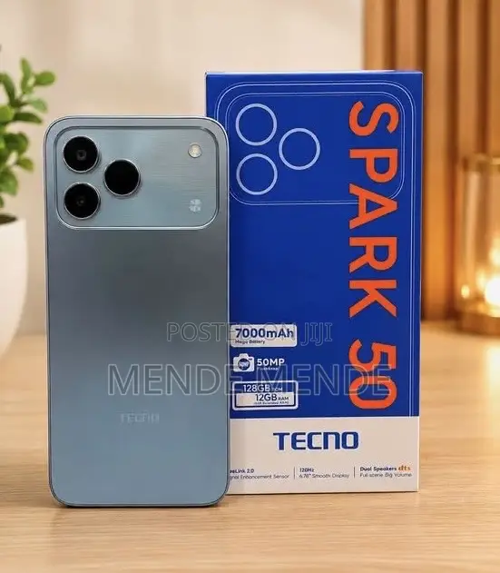 New Tecno Spark 50 128 GB Blue