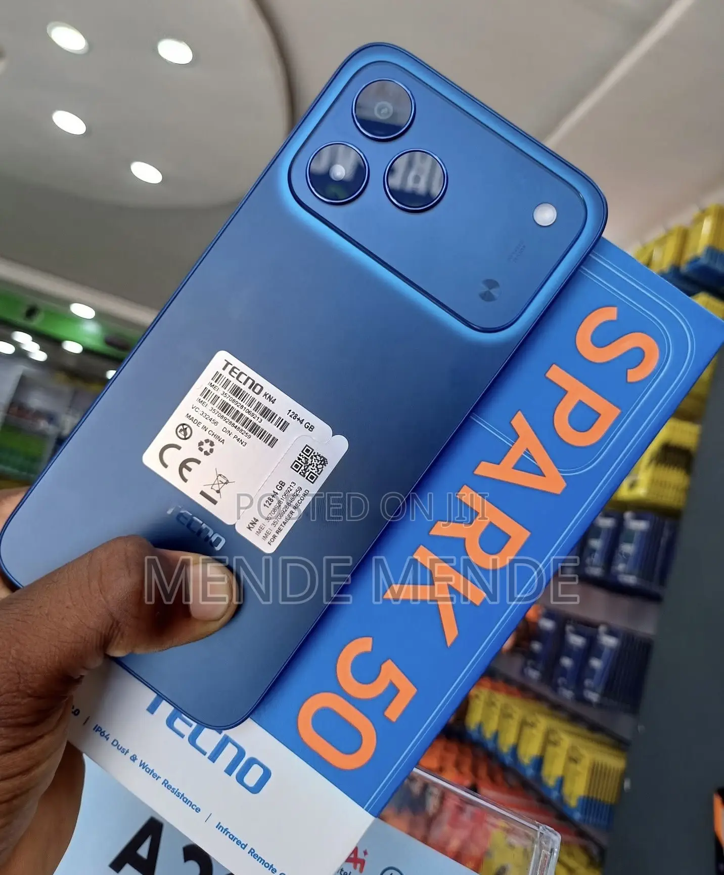 New Tecno Spark 50 128 GB Blue