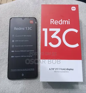 New Xiaomi Redmi 13C 256 GB Black