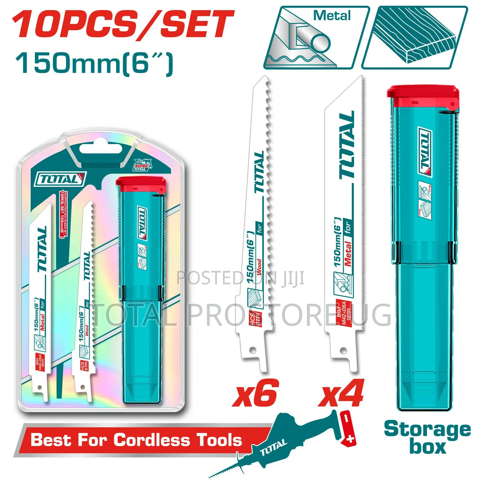 Reciprocating Saw Blades Set 10pcs/Set.