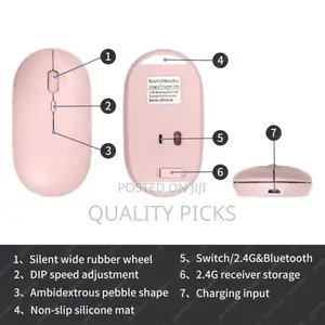 Wireless Bluetooth Mouse Gaming Mouse for Macbooks