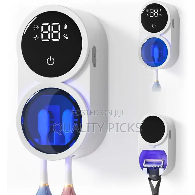 Toothbrush Sanitizer Holder, UV Toothbrush Cleaner Holder