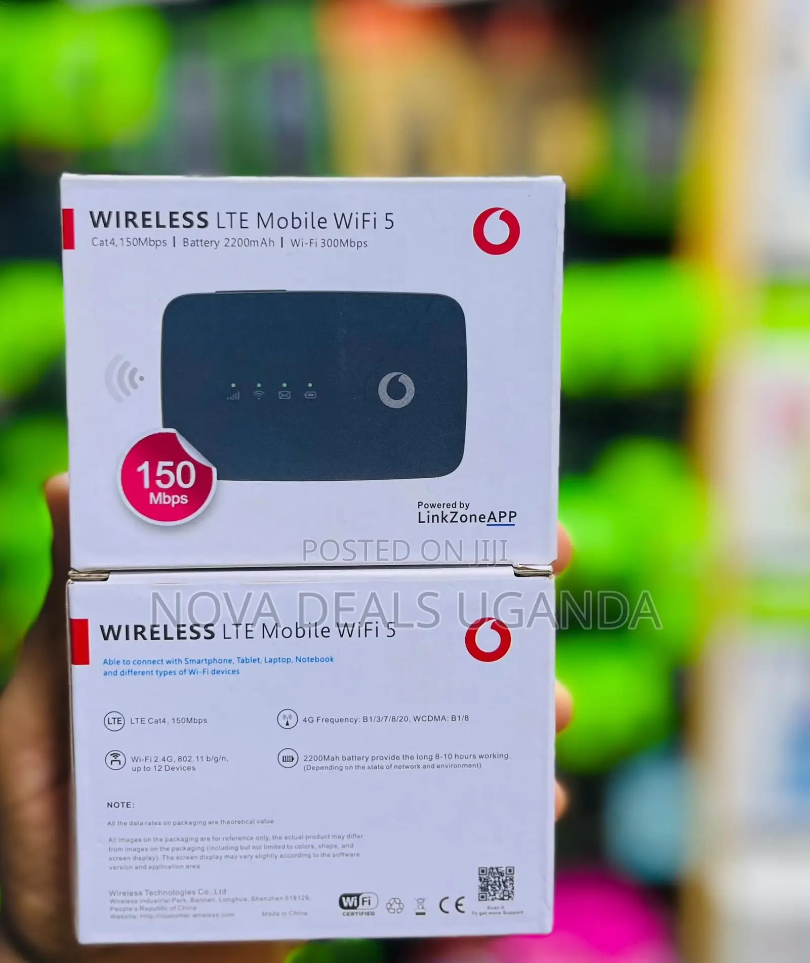 Vodafone R219t Wireless 4G LTE Mobile WiFi 5-150Mbps