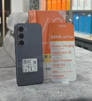 New Tecno Spark 40 Pro+ 256 GB Black