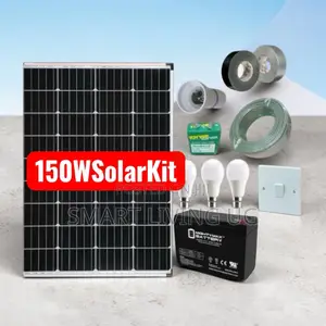 150W Complete Solar Home Lighting Kit – Reliable Off-Grid Power Via