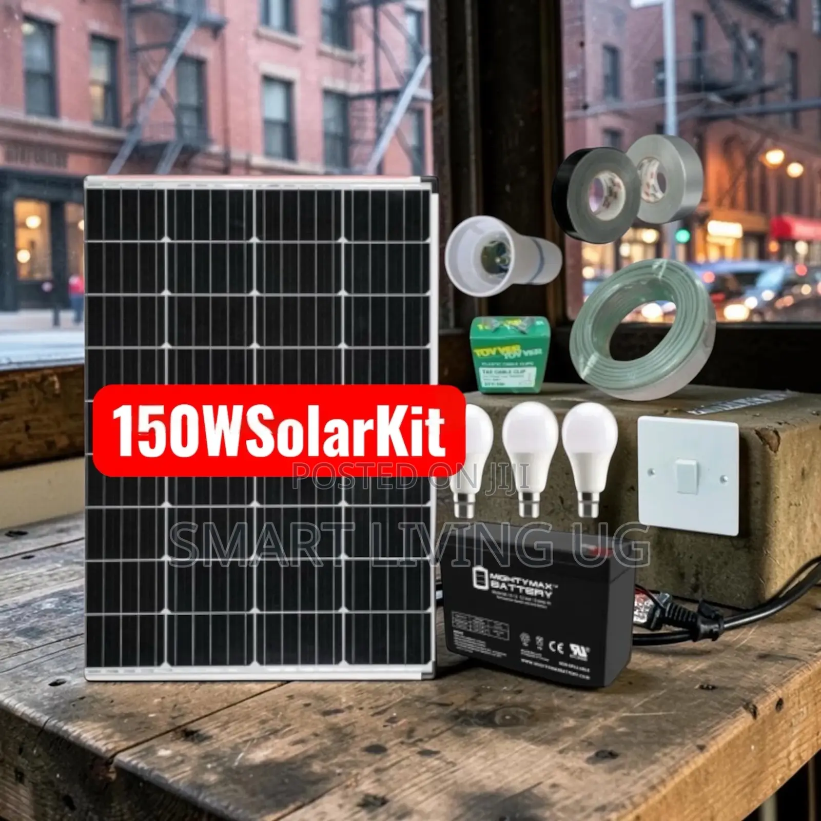 150W Solar Power Kit – Energy Saving Low Maintenance