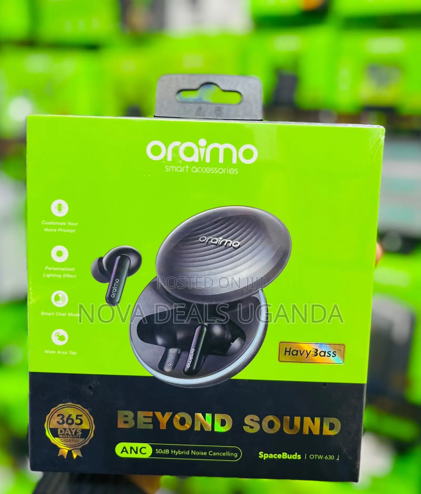 Oraimo SpaceBuds OTW-630 True Wireless Earbuds – 50dB Hybrid ANC