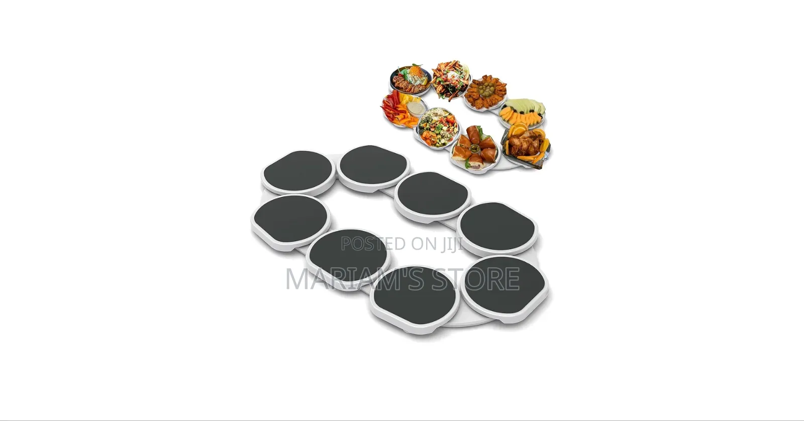 Expandable Rotating Dining Turntable