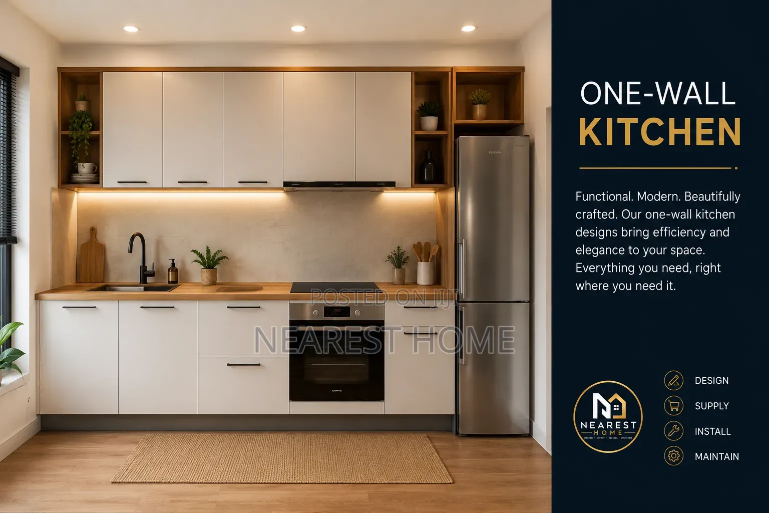 One-Wall Kitchen