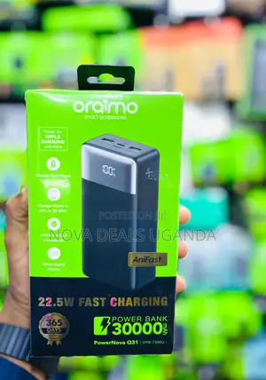 Oraimo Powernova Q31 – 30,000mah (Opb-7300q) 30,000mah Battery 22.5w