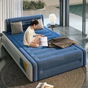 Luxury Air Bed, Inflatable Mattress With Built-in Electric Air Pump