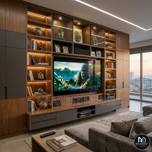 Media Storage Feature Wall