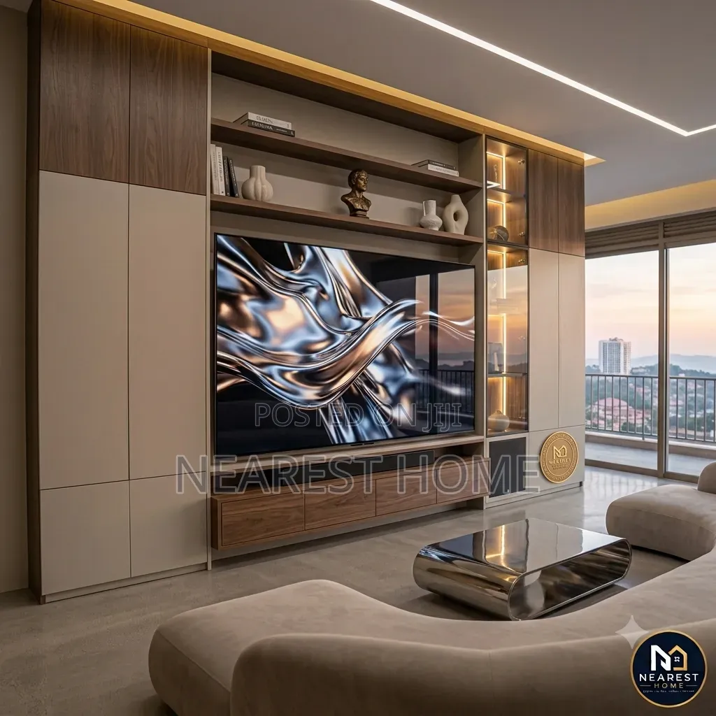 Media Storage Feature Wall