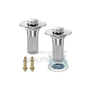 Pack of 2 Sink Plugs Bathroom Sink Drain Strainer