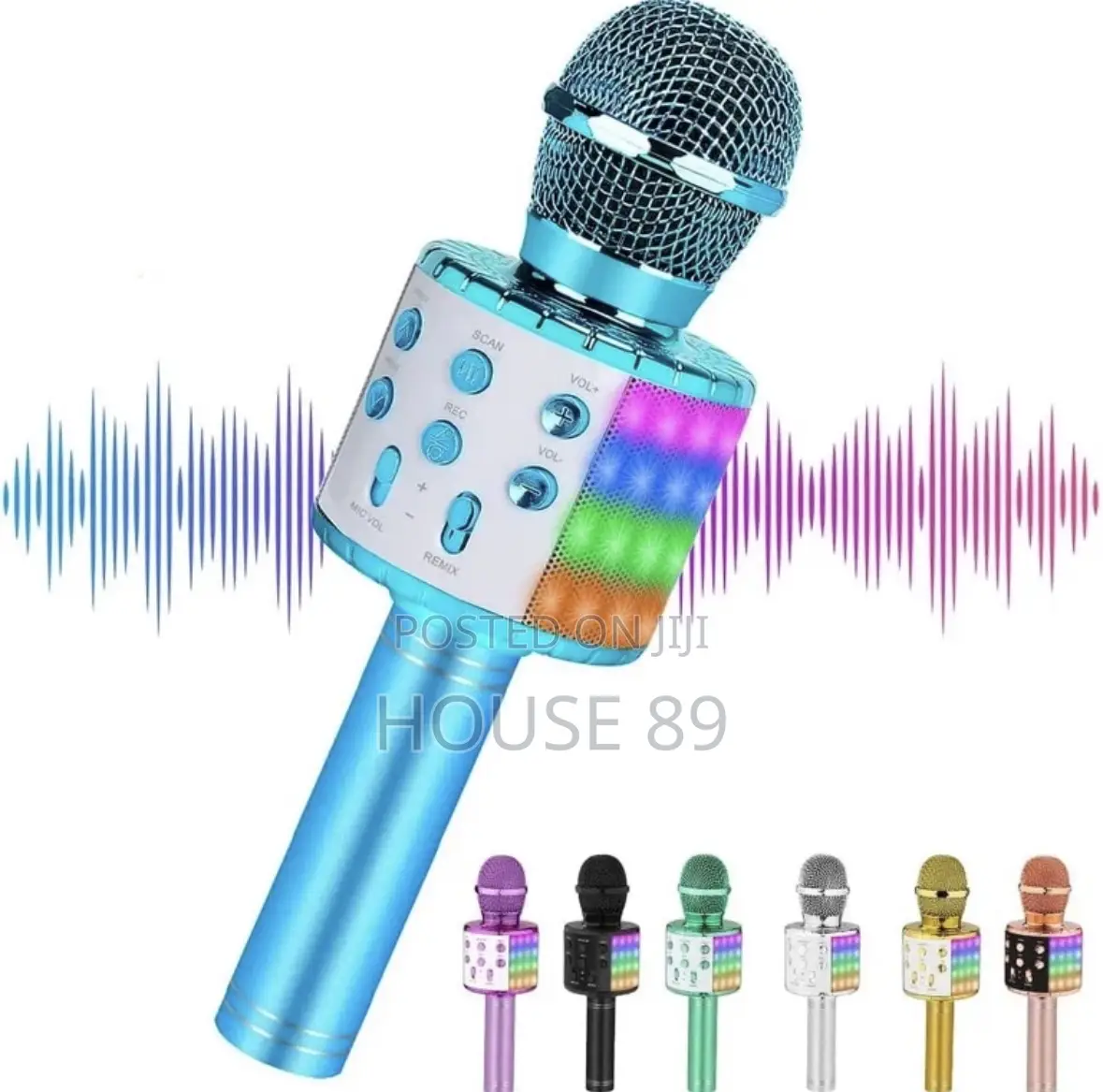Wireless Karaoke Bluetooth Microphone