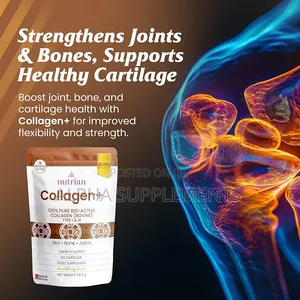 Collagen+ |Bovine Collagen Peptides. 60 Capsules ( 1 Month Supply)