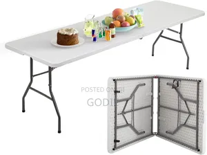 6ft Foldable Heavy Duty Plastic Table