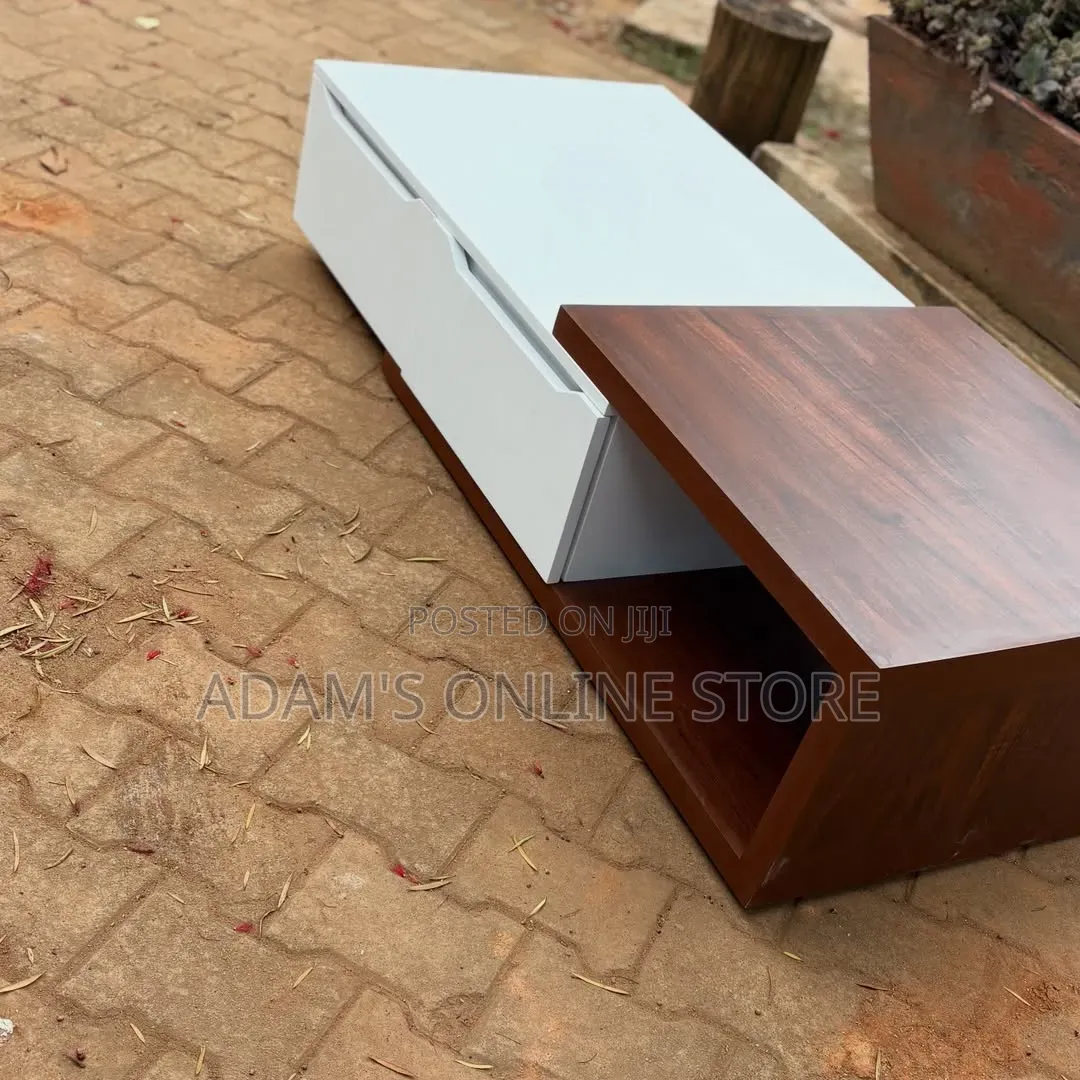 Brown and White Center Table/Living Table