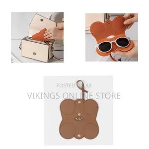 Soft Leather Sunglass Bag, Holder Eyeglasses Case, Portable Glasses